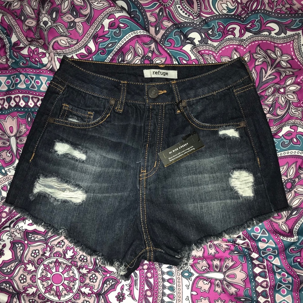 NWOT Charlotte Russe Refuge Hi-rise Shorts